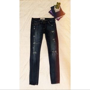 Hollister Distressed Super Skinny Jeans